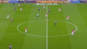 【西甲】莱万传射 登贝莱1球3助 加维伤退 巴萨4比0