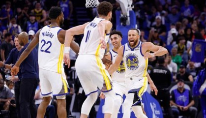 xingkong.com-常规赛收官勇士加速狂奔，没有二当家限制他们高度