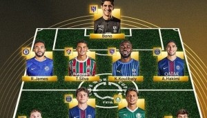 世俱杯本周最佳阵：皇马小将贡萨洛入选，凯恩、不怒、内维斯在列